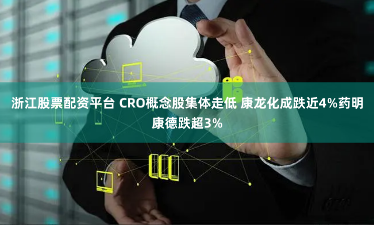 浙江股票配资平台 CRO概念股集体走低 康龙化成跌近4%药明康德跌超3%
