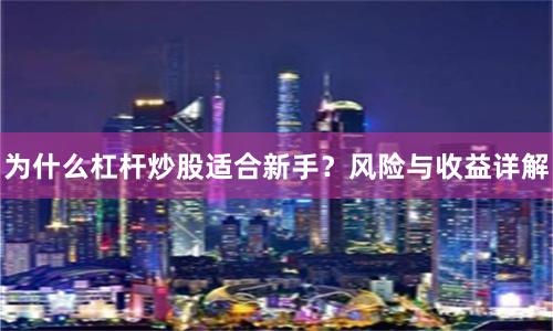 为什么杠杆炒股适合新手？风险与收益详解